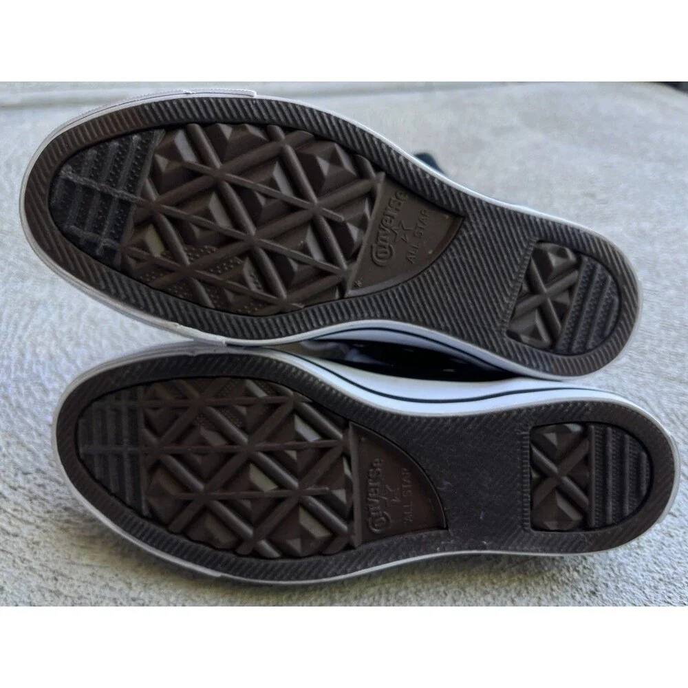Converse All-Star Women's 7 Men's 5 Tall Knee High Sneakers 1V708 - Black - Picture 9 of 12